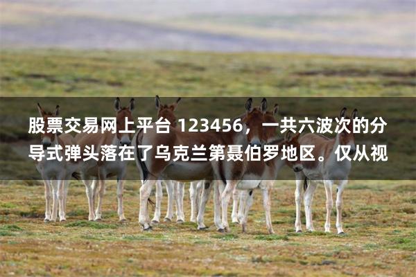 股票交易网上平台 123456，一共六波次的分导式弹头落在了乌克兰第聂伯罗地区。仅从视