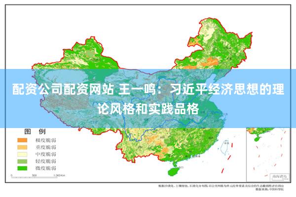 配资公司配资网站 王一鸣：习近平经济思想的理论风格和实践品格