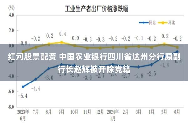 红河股票配资 中国农业银行四川省达州分行原副行长赵辉被开除党籍