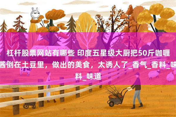 杠杆股票网站有哪些 印度五星级大厨把50斤咖喱辣酱倒在土豆里，做出的美食，太诱人了_香气_香料_味道