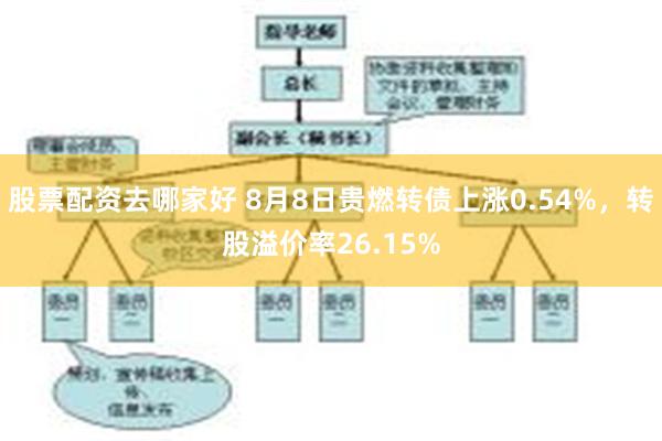 股票配资去哪家好 8月8日贵燃转债上涨0.54%，转股溢价率26.15%